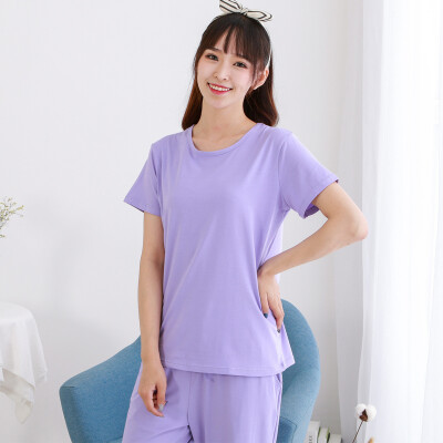 Little nurse pajamas home clothes men&women summer wear short-sleeved home service ZST008 loose light purple 16090
Little nurse pajamas home clothes men&women summer wear short-sleeved home service ZST008 loose light purple 16090