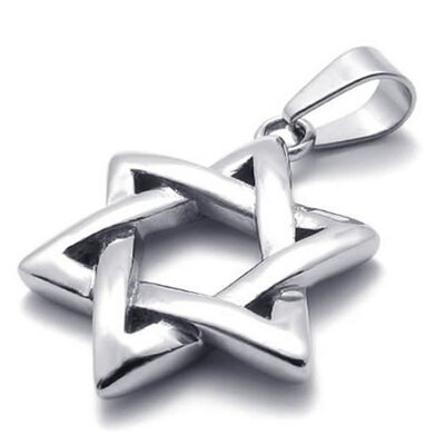 Hpolw Men&Womens Jewelry Polished pentagram 925 Sterling Silver Stainless Steel Lucky Star of David Pendant18-28 inch Chain
Hpolw Men&Womens Jewelry Polished pentagram 925 Sterling Silver Stainless Steel Lucky Star of David Pendant18-28 inch Chain