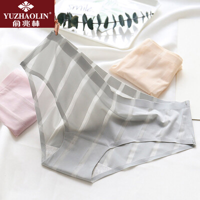Yu Zhaolin 3 pieces of one-piece seamless underwear female ice silk sexy low waist ladies pants cotton file girls triangle pants 3 pieces M
Yu Zhaolin 3 pieces of one-piece seamless underwear female ice silk sexy low waist ladies pants cotton file girls triangle pants 3 pieces M