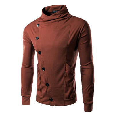 Men's Fashion Turn Down Collar Personality Slim Cardigan Sweatshirt Coat Long Sleeve Casual Sweatshirt
Men's Fashion Turn Down Collar Personality Slim Cardigan Sweatshirt Coat Long Sleeve Casual Sweatshirt