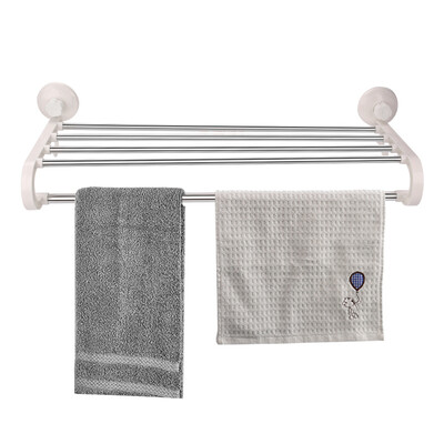 Jiajie bathroom free punching suction cup rack bathroom bathroom wall hanging double towel rack JJ-5N02
Jiajie bathroom free punching suction cup rack bathroom bathroom wall hanging double towel rack JJ-5N02