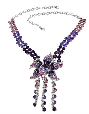 Idealway New Fashion Korean Style Colorful Crystal Rhinestone Flower Tassel Pendant Necklace Stud Earrings Set Women Jewelry
Idealway New Fashion Korean Style Colorful Crystal Rhinestone Flower Tassel Pendant Necklace Stud Earrings Set Women Jewelry