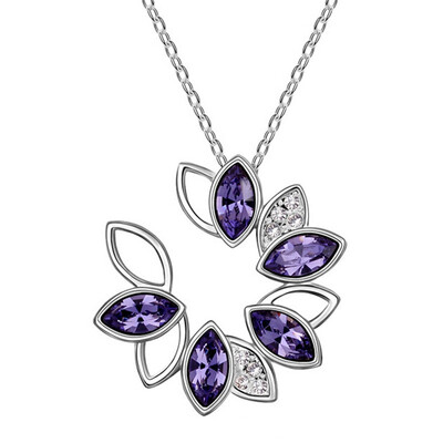 Luxury Crystal Flower Necklaces Pendants Made with Crystals from Swa Elements Choker Bijoux Femme White Gold Plated 5568
Luxury Crystal Flower Necklaces Pendants Made with Crystals from Swa Elements Choker Bijoux Femme White Gold Plated 5568