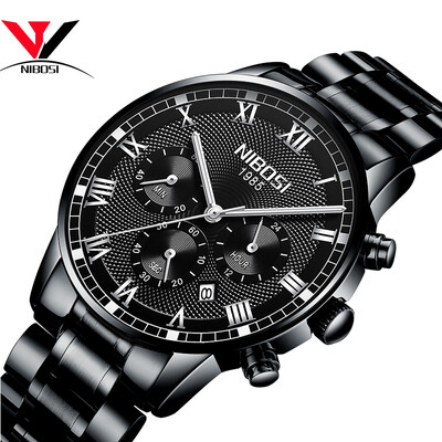 NIBOSI 2018 New Men Watches Stainless Steel High Quality Watched Brand Fashion Analog Sport Quartz Wrist Watch Erkek Kol Saati
NIBOSI 2018 New Men Watches Stainless Steel High Quality Watched Brand Fashion Analog Sport Quartz Wrist Watch Erkek Kol Saati