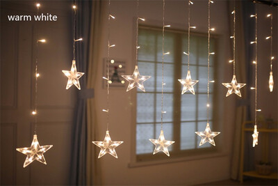 2M LED Christmas Light AC220V EU Romantic Fairy Star LED Curtain Star String Lights For Holiday Wedding Garland Decoration
2M LED Christmas Light AC220V EU Romantic Fairy Star LED Curtain Star String Lights For Holiday Wedding Garland Decoration