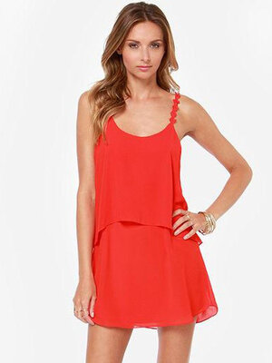 Sexy Womens Casual Strap Sleeveless U-neck Backless Layer Chiffon Mini Beach Party Dress Sundress
Sexy Womens Casual Strap Sleeveless U-neck Backless Layer Chiffon Mini Beach Party Dress Sundress