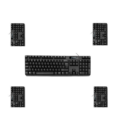 HYUNDAI HY-MA71KA7MA75NK3000K275 wired mouse&keyboard set desktop dedicated keyboard PS2 round mouth mouse USB square mouth black five suit
HYUNDAI HY-MA71KA7MA75NK3000K275 wired mouse&keyboard set desktop dedicated keyboard PS2 round mouth mouse USB square mouth black five suit