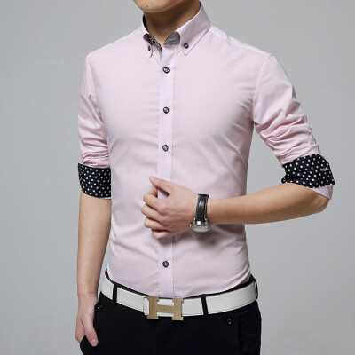 High Quality Mens Dress Shirt Long Sleeve Cotton Male Business Banquets Brand Fashion Formal Shirts Slim Men Casual Soft Shirts
High Quality Mens Dress Shirt Long Sleeve Cotton Male Business Banquets Brand Fashion Formal Shirts Slim Men Casual Soft Shirts