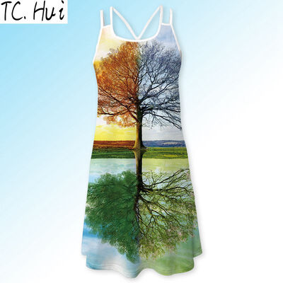3D Women Brief Dress Print Floral Sleeveless Summer Dress Casual Loose Off-Shoulder Mini Short 3D Beach Dresses
3D Women Brief Dress Print Floral Sleeveless Summer Dress Casual Loose Off-Shoulder Mini Short 3D Beach Dresses