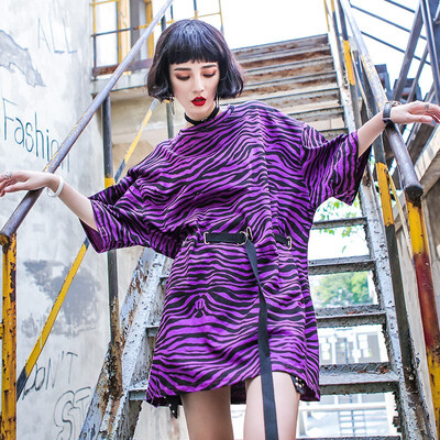2018 New Loose O-neck Short-sleeved Belt Zebra Pattern Embroidery Cotton Dress Women
2018 New Loose O-neck Short-sleeved Belt Zebra Pattern Embroidery Cotton Dress Women