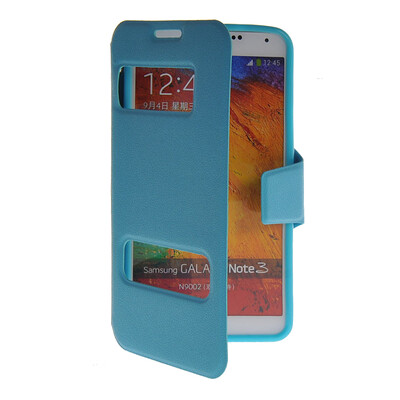 MOONCASE View Window Leather Side Flip Pouch Stand Shell Back Case Cover for Samsung Galaxy Note 3 N9000 Blue
MOONCASE View Window Leather Side Flip Pouch Stand Shell Back Case Cover for Samsung Galaxy Note 3 N9000 Blue