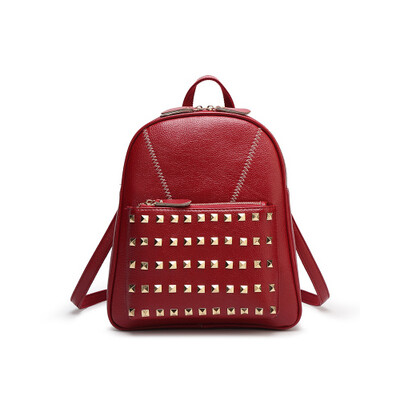 New women rivet backpack student school bag lady fashion handbags backpack leisure travel bag PU leather backpack for girls
New women rivet backpack student school bag lady fashion handbags backpack leisure travel bag PU leather backpack for girls