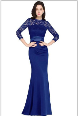 Sexy Lace Black Mermaid Long Evening Dress 2017 Eleagnt Cheap Three Quarter Evening Party Dresses
Sexy Lace Black Mermaid Long Evening Dress 2017 Eleagnt Cheap Three Quarter Evening Party Dresses
