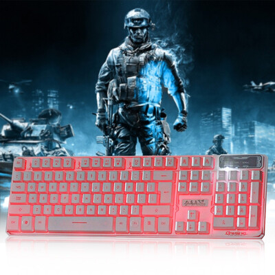 RUYINIAO K30 18M 104 Keys Three Backlight Colors USB Wired Gaming Keyboard 4 Levels light brightness Ultra-thin keyboard
RUYINIAO K30 18M 104 Keys Three Backlight Colors USB Wired Gaming Keyboard 4 Levels light brightness Ultra-thin keyboard