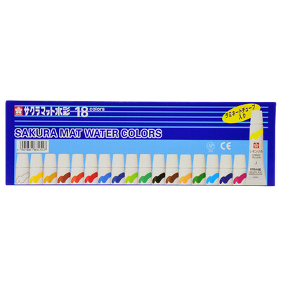 Sakura Sakura 18 color watercolor paint set EMW-18 5ml branch translucent watercolor suit professional painting blue box Japanese imports
Sakura Sakura 18 color watercolor paint set EMW-18 5ml branch translucent watercolor suit professional painting blue box Japanese imports