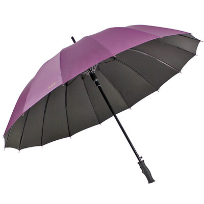 Paradise umbrella to strengthen 16 ribs impact cloth black rubber self-opening business straight golf umbrella umbrella sun umbrella deep purple 10009ELCJ
Paradise umbrella to strengthen 16 ribs impact cloth black rubber self-opening business straight golf umbrella umbrella sun umbrella deep purple 10009ELCJ