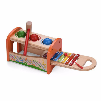 2-in-1 Wooden Pond & Tap Bench with Slide Out 8 Notes Xylophone Glockenspiel Early Educational Percussion Instrument Musical Toy G
2-in-1 Wooden Pond & Tap Bench with Slide Out 8 Notes Xylophone Glockenspiel Early Educational Percussion Instrument Musical Toy G