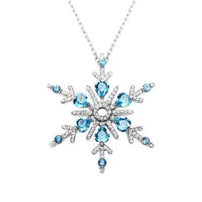 Chihiro sea wind (Findwind) Swarovski element crystal love snowflake crystal sweater chain long necklace silver sky blue
Chihiro sea wind (Findwind) Swarovski element crystal love snowflake crystal sweater chain long necklace silver sky blue