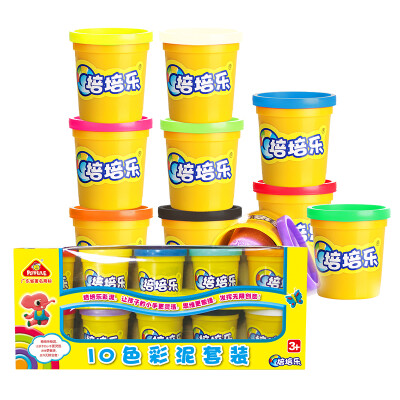 Peipei Le (PEIPEILE) ultra-light clay non-toxic color clay handmade toys DIY plasticine mud past family toy toys 10 colors
Peipei Le (PEIPEILE) ultra-light clay non-toxic color clay handmade toys DIY plasticine mud past family toy toys 10 colors