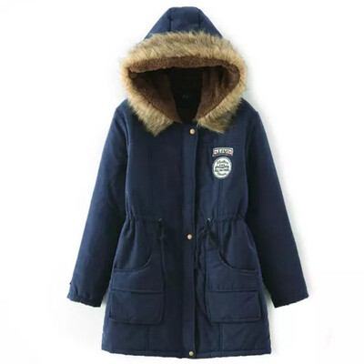 Thick cotton-padded JacketWinter new arrival fur collar hooded coat womens cotton-padded coat large size
Thick cotton-padded JacketWinter new arrival fur collar hooded coat womens cotton-padded coat large size