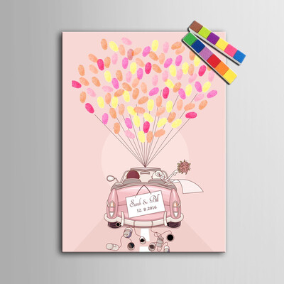 Fingerprint Tree Signature Canvas Painting Wedding Car Wedding Gift wedding DIY decoration Party Gift Include 6Ink Colors
Fingerprint Tree Signature Canvas Painting Wedding Car Wedding Gift wedding DIY decoration Party Gift Include 6Ink Colors