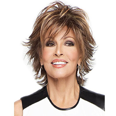 QianBaiHui Mixed Brown Hair Short Curly Fluffy Synthetic Full Wig Natural Daily Use Wigs for White Women a Wig Cap
QianBaiHui Mixed Brown Hair Short Curly Fluffy Synthetic Full Wig Natural Daily Use Wigs for White Women a Wig Cap