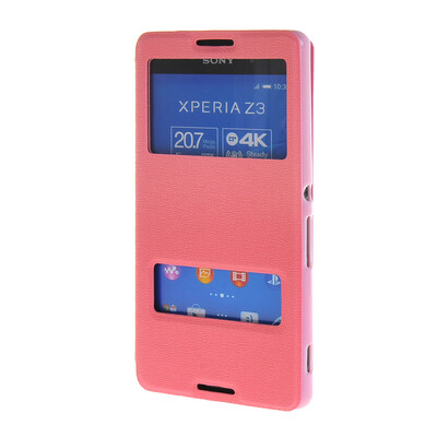 MOONCASE Сторона Флип жесткий борт тонкий кожаный кронштейн Окно чехол для Sony Xperia Z4 розовый
MOONCASE Сторона Флип жесткий борт тонкий кожаный кронштейн Окно чехол для Sony Xperia Z4 розовый