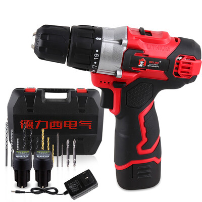 DELIXI ELECTRIC electric drill home charging multi-function hand drill tool set electric screwdriver 12V two-speed lithium drill two electric one charge
DELIXI ELECTRIC electric drill home charging multi-function hand drill tool set electric screwdriver 12V two-speed lithium drill two electric one charge