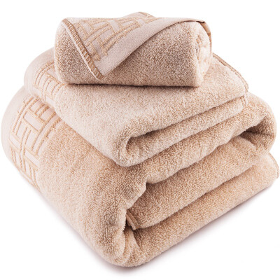 Sanli cotton twist yarn auspicious satin stalls towel towel towel three sets of gift box light brown
Sanli cotton twist yarn auspicious satin stalls towel towel towel three sets of gift box light brown