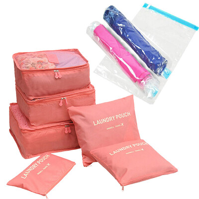 Travel storage bag hand roll vacuum compression bag luggage sorting bag save space 9 piece set pink
Travel storage bag hand roll vacuum compression bag luggage sorting bag save space 9 piece set pink
