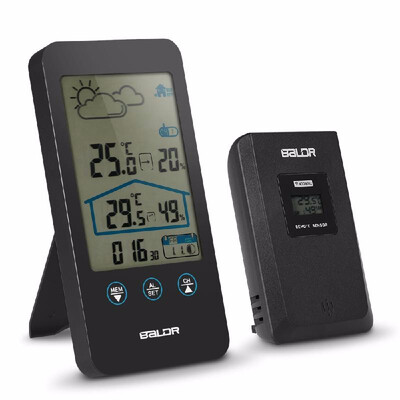 Large Screen Wireless Indoor Outdoor Weather Station Hygrometer Temperature Humidity Measurement Weather Forecaster Station Digita
Large Screen Wireless Indoor Outdoor Weather Station Hygrometer Temperature Humidity Measurement Weather Forecaster Station Digita