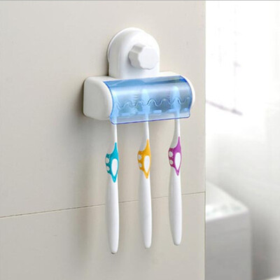 New Plastic wall mount toothbrush holder with suction cup tooth brush storage shelf Organizer bathroom accessories
New Plastic wall mount toothbrush holder with suction cup tooth brush storage shelf Organizer bathroom accessories