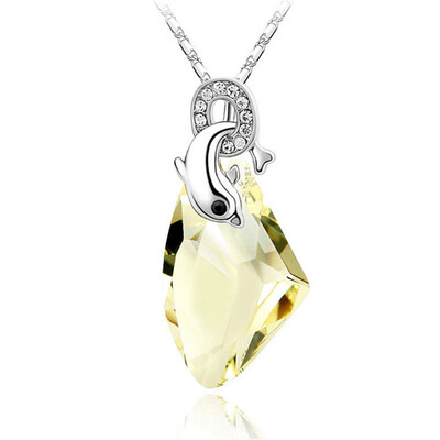 Statement Necklaces & Pendants Dolphin Crystals from Swa Elements Necklace for Women Female Chain Collar Collier Femme
Statement Necklaces & Pendants Dolphin Crystals from Swa Elements Necklace for Women Female Chain Collar Collier Femme