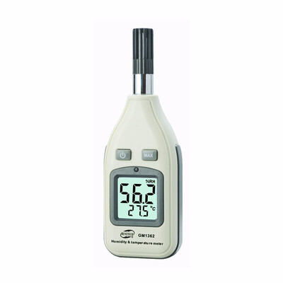 GM1362 humidity temperature meter Digital LCD display thermo-hygrometer w LCD Backlilght & Data Hold
GM1362 humidity temperature meter Digital LCD display thermo-hygrometer w LCD Backlilght & Data Hold