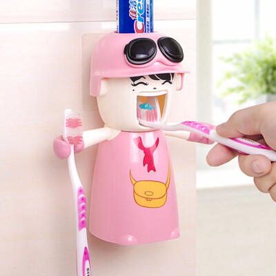 Children Bathroom Products Cute Design Set Cartoon Toothbrush Holder Automatic Toothpaste Dispenser Toothpaste Squeezers
Children Bathroom Products Cute Design Set Cartoon Toothbrush Holder Automatic Toothpaste Dispenser Toothpaste Squeezers