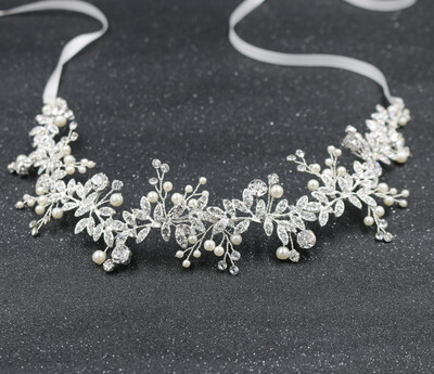 Jonnafe Stunning Gold Silver Rhinestone Wedding Hair Vine Accessories Handmade Bridal Headband Pearl Headpiece
Jonnafe Stunning Gold Silver Rhinestone Wedding Hair Vine Accessories Handmade Bridal Headband Pearl Headpiece