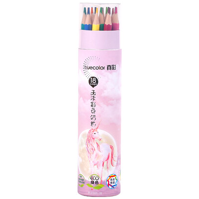 TRUECOLOR 18 color no wood hexagonal color pencil color lead color fill color pen painting color pen student adult art sketch pen powder bucket PL2305
TRUECOLOR 18 color no wood hexagonal color pencil color lead color fill color pen painting color pen student adult art sketch pen powder bucket PL2305