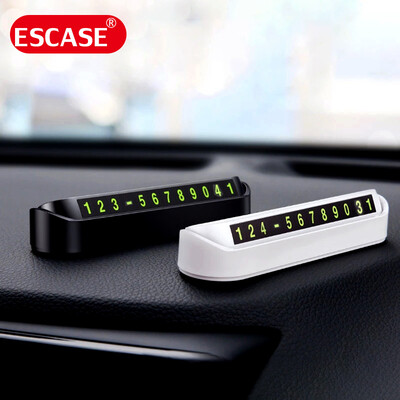 ESCASE car temporary stop sign hidden mobile phone number plate telephone card card luminous car stickers car supplies ES-CS-10 black
ESCASE car temporary stop sign hidden mobile phone number plate telephone card card luminous car stickers car supplies ES-CS-10 black