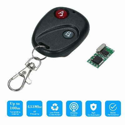 433Mhz DC 5-18V Universal Receiver Module RF Remote Control Switch Relay 1CH Mini Wireless Control Switch 1pcs 433MHz Transmitte
433Mhz DC 5-18V Universal Receiver Module RF Remote Control Switch Relay 1CH Mini Wireless Control Switch 1pcs 433MHz Transmitte