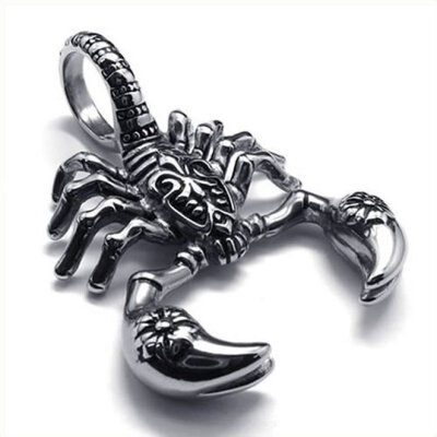 Hpolw Men's Large Heavy Stainless Steel Casting Black Scorpion King Pendants Jewellery Knight Cross-with Necklace,18-26 inch
Hpolw Men's Large Heavy Stainless Steel Casting Black Scorpion King Pendants Jewellery Knight Cross-with Necklace,18-26 inch