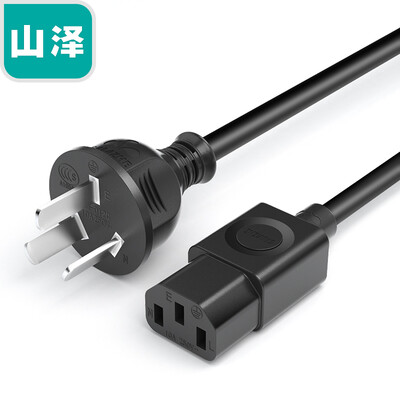 Yamazawa SAMZHE computer host GB power cord suffix three-hole power cable for computer host display bend 1 m DY-10
Yamazawa SAMZHE computer host GB power cord suffix three-hole power cable for computer host display bend 1 m DY-10