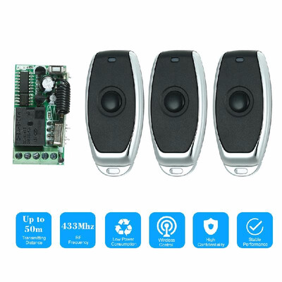 433Mhz DC 12V Universal RF Remote Control Switch Relay Receiver Module Mini 1CH Wireless Control Switch 5PCS RF 433 Mhz Transmit
433Mhz DC 12V Universal RF Remote Control Switch Relay Receiver Module Mini 1CH Wireless Control Switch 5PCS RF 433 Mhz Transmit