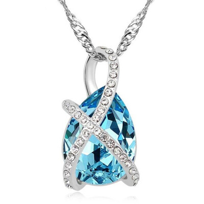 WaterDrop Shaped Pendant Necklace Made With Crystal from Austrian Elements Maxi Crystal Collier For Women Mothers Day Gift 11355
WaterDrop Shaped Pendant Necklace Made With Crystal from Austrian Elements Maxi Crystal Collier For Women Mothers Day Gift 11355