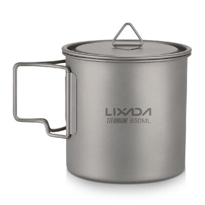 Lixada Ultralight Titanium Cup Outdoor Portable Camping Picnic Water Cup Mug with Foldable Handle 
Lixada Ultralight Titanium Cup Outdoor Portable Camping Picnic Water Cup Mug with Foldable Handle