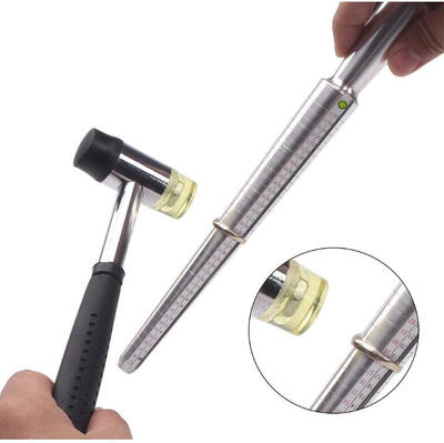 MAARYEE Ring Sizer Mandrel Stick Double Head Rubber Hammer 27 Pcs Ring Sizer Gauges Jewelry Tool Kits
MAARYEE Ring Sizer Mandrel Stick Double Head Rubber Hammer 27 Pcs Ring Sizer Gauges Jewelry Tool Kits