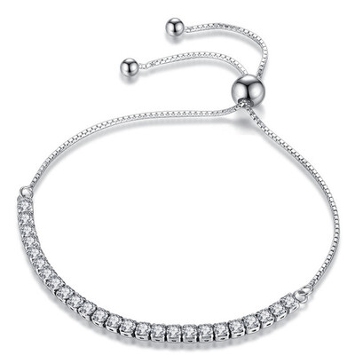Clear Cubic Zirconia Adjustable Charm Bracelets For Women Gift Bride Wedding Jewelry Rhinestone Elegant Bracelets WHBK11
Clear Cubic Zirconia Adjustable Charm Bracelets For Women Gift Bride Wedding Jewelry Rhinestone Elegant Bracelets WHBK11