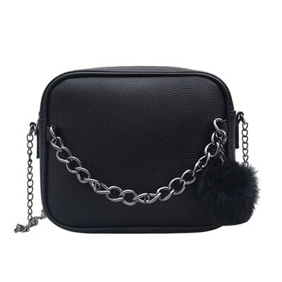 Famous Designer Chain Women Bag Leather Handbag Women Messenger Bags PU Shoulder Crossbody Bag with Plush Ball Toy Bolsa
Famous Designer Chain Women Bag Leather Handbag Women Messenger Bags PU Shoulder Crossbody Bag with Plush Ball Toy Bolsa