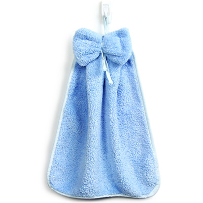 Sanli coral velvet bow hanging towel thickening lint strong suction bathroom kitchen home multi-purpose hand towel 30 × 44cm light blue
Sanli coral velvet bow hanging towel thickening lint strong suction bathroom kitchen home multi-purpose hand towel 30 × 44cm light blue