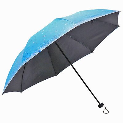Paradise umbrella full shading black plastic silk screen tri-fold umbrella umbrella sun umbrella lake blue 30499ELCJ
Paradise umbrella full shading black plastic silk screen tri-fold umbrella umbrella sun umbrella lake blue 30499ELCJ