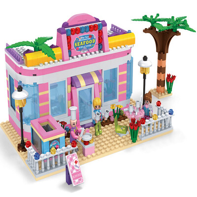 COGO Restaurant on the beach Building blocks toy for girls (500 pcs) - Dream Girls series - model 14509
COGO Restaurant on the beach Building blocks toy for girls (500 pcs) - Dream Girls series - model 14509
